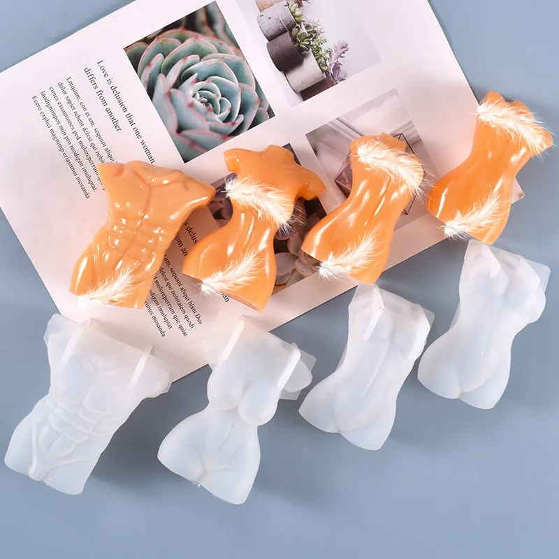 

Body Shape Silicone Mold DIY Crystal Epoxy Resin Candle Mold Handicraft Jewelry Decoration Acessories Human Shape Tools