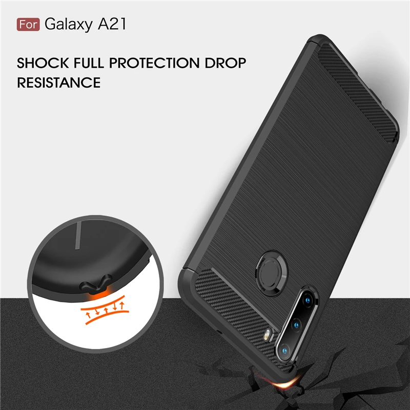 

For Samsung Galaxy A21 Case Soft Fundas Silicone Shell Protective Phone Case For Samsung A21 Cover For Samsung Galaxy A21 Cover