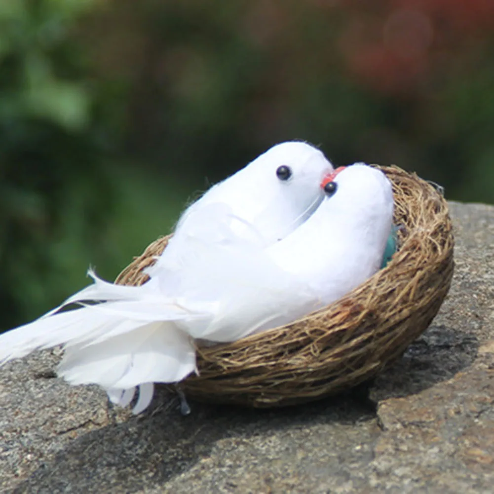 Реалистичные животные искусственный мир голубь птица фигурки миниатюры модель
