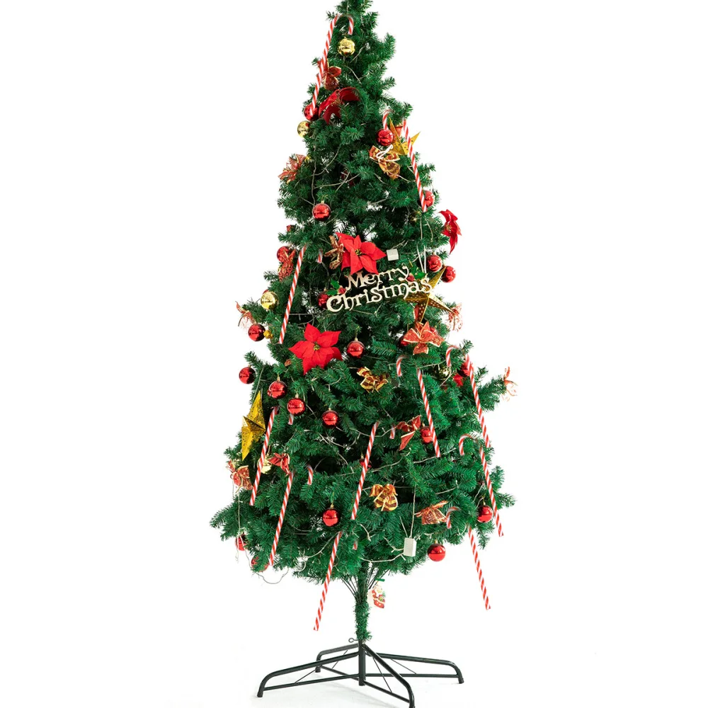 

6pcs Candy Cane Christmas Lawn Stakes Pathway Markers Creative Christmas Tree Decoration Gift