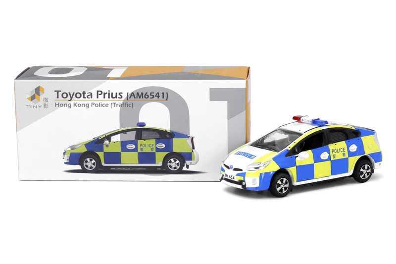 

Tiny 1:64 Toyota Prius Police Car (Window Net) Prius Diecast Model Car