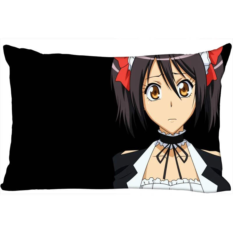 Декоративная прямоугольная наволочка Wa Maid-Sama с аниме 45x35 см (одна сторона) | Дом и