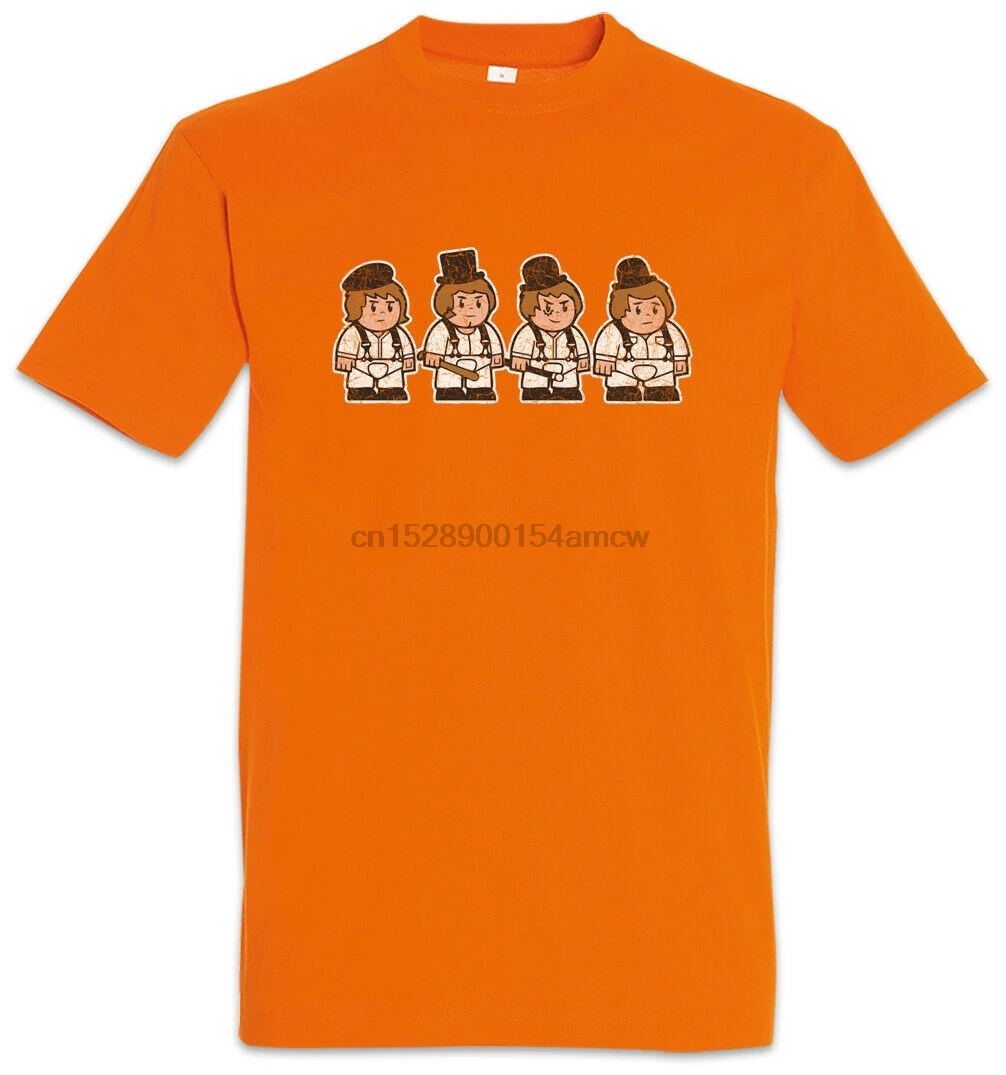 Chibi Droogs Футболка Алекс заводная работа Александр апельсин деларж глаза забавные |