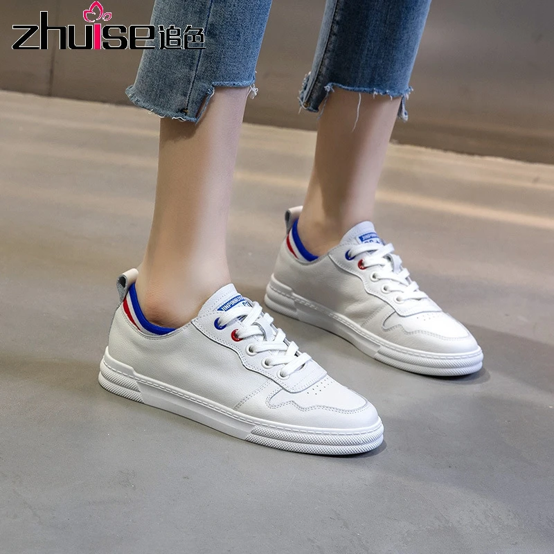 Маленькие белые женские туфли Новинка осени 2020 повседневные универсальные