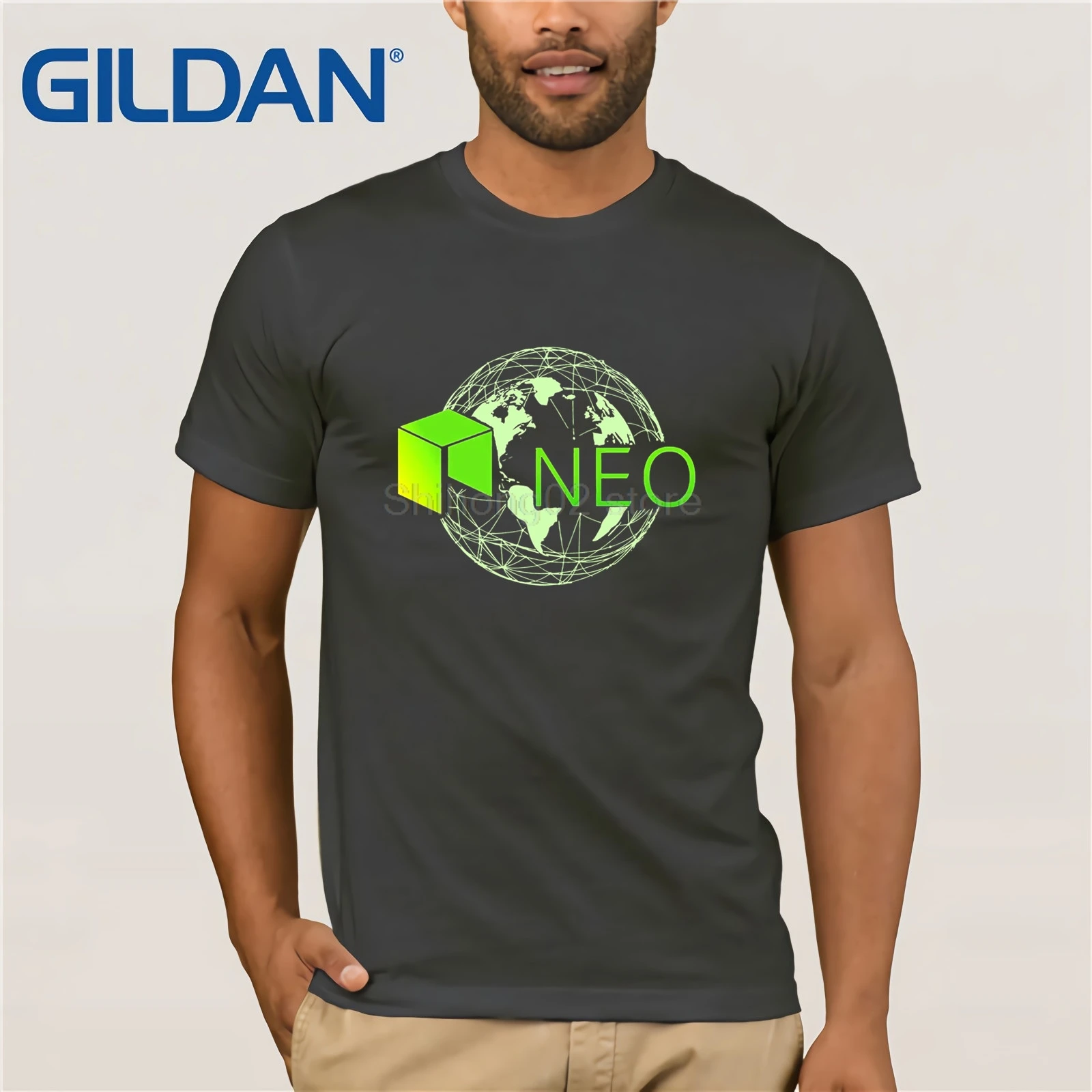 Neo Crypto Cryptocurrency Shirt Summer T-shirt | Мужская одежда