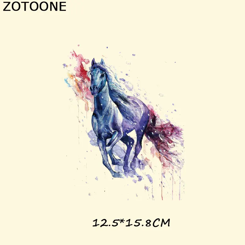 ZOTOONE Утюг на теплопередачи патчи для одежды Череп нашивки в виде животных DIY полосы аппликация на футболку на заказ стикер E - Цвет: 283