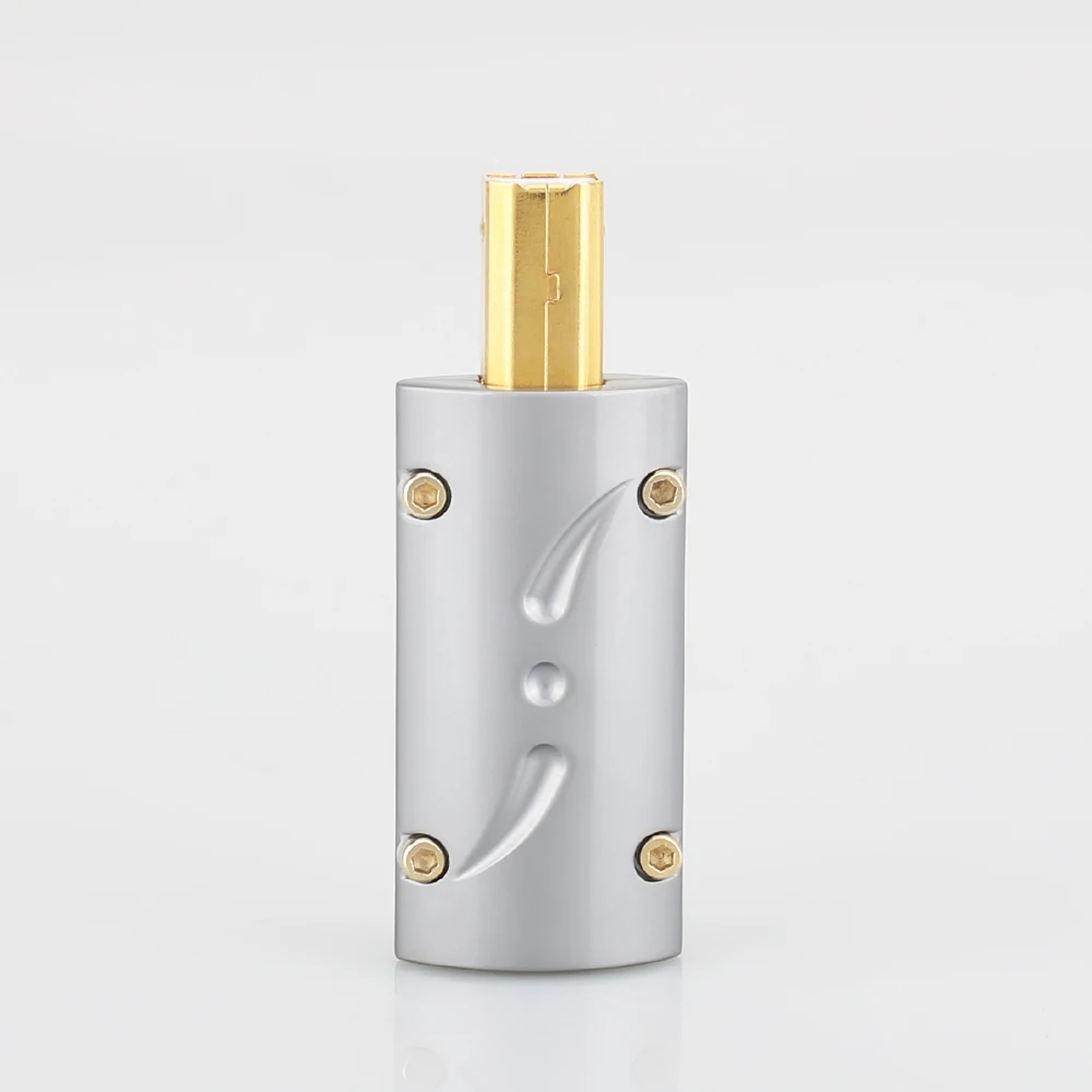 Виборг UB201 высококлассный позолоченный USB 2.0 24K штекер B DIY HI Fi кабель бронзовый