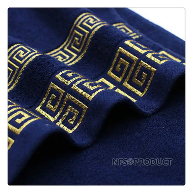 Набор полотенец из 100% хлопка с геометрическим узором банное полотенце для