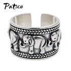 Женское серебряное украшение в готическом стиле, регулируемое ювелирное изделие из стерлингового серебра 925 пробы