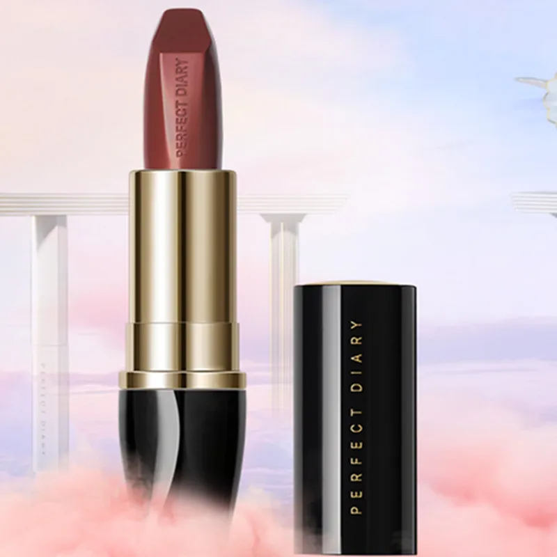 

PERFECT DIARY Small Black Diamond Lipstick Does Not Fade Matte Moisturizing and Nourishing Lasting