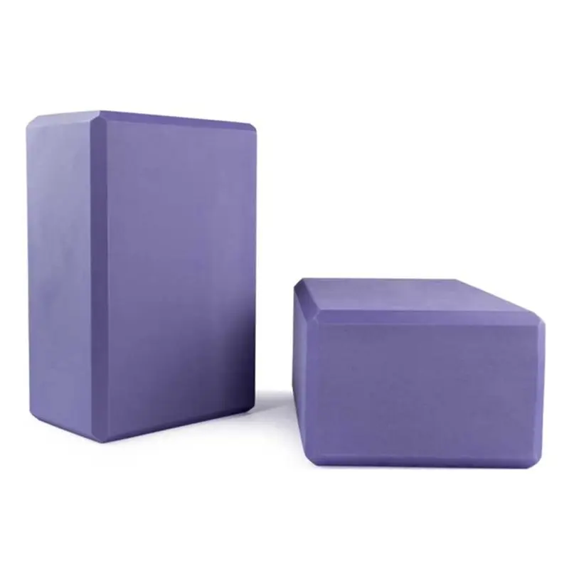 

2pcs Yoga Block High Density EVA Foam Block for Yoga Pilates Meditation Gym Home Fitness Exercise Accessories