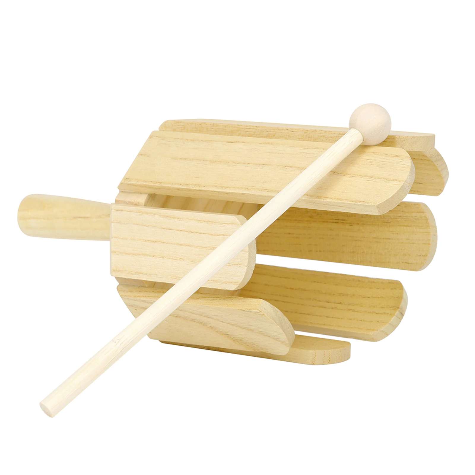 

8-Tone Wooden Sound Maker Musical Instrument with Stick for Toddler Children Early Musial Education Music Toy