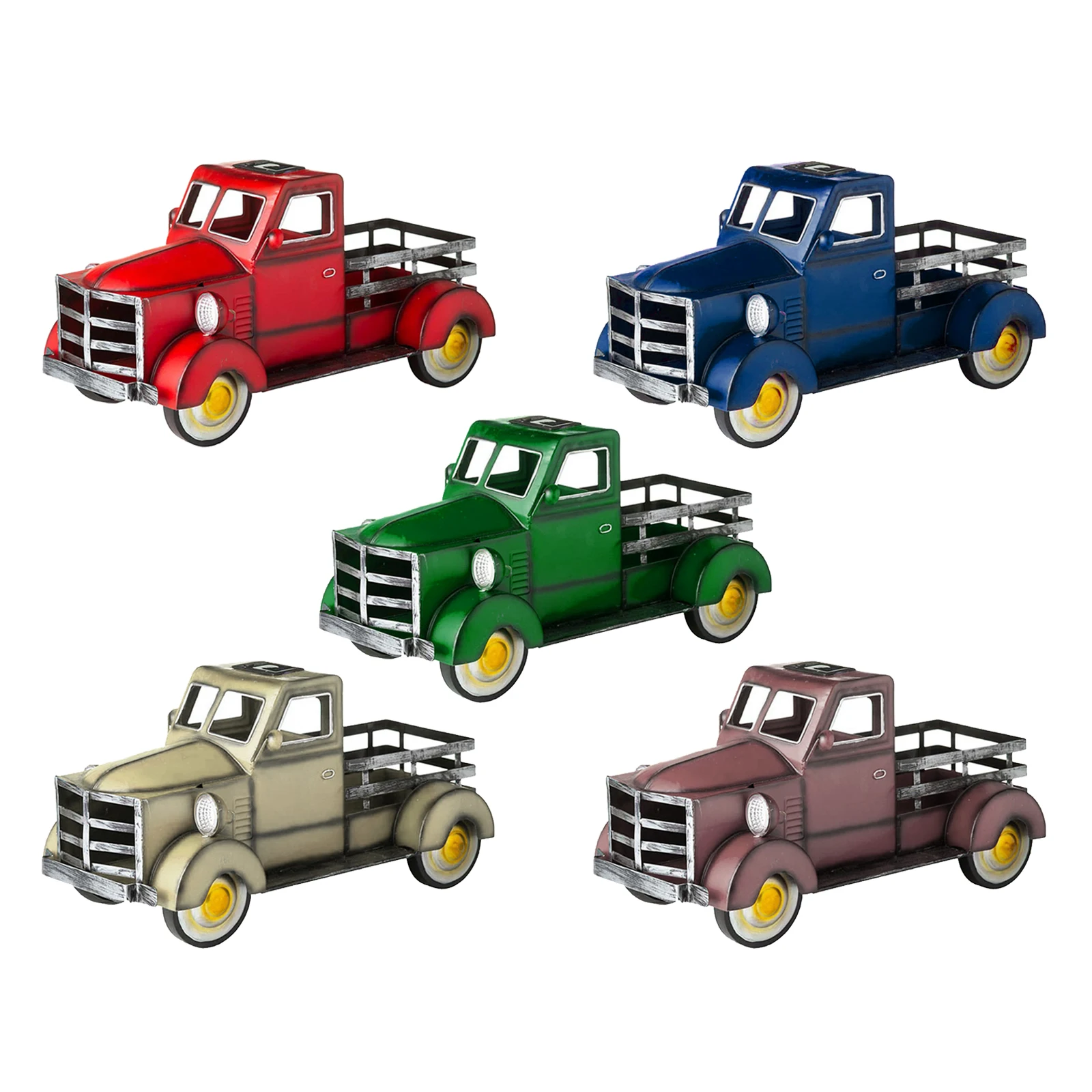 

Desktop Mini Simulation Truck Flower Pot Garden Succulent Planter Decor
