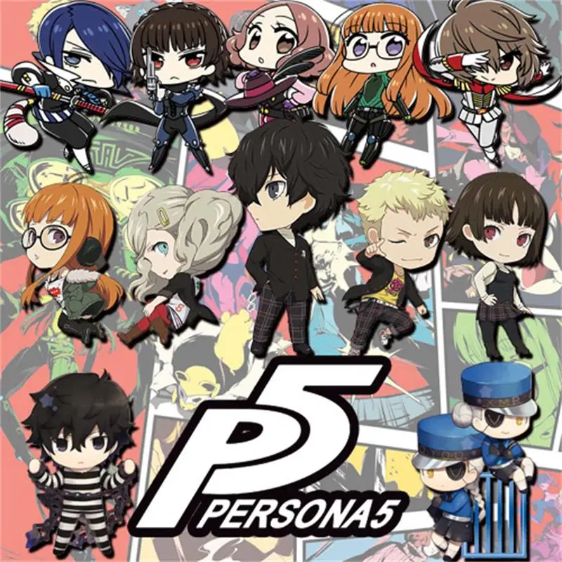 Аниме Persona 5 Ren Amamiya Morgana Ryuji Sakamoto Ann Takamaki Makoto Niijima Косплей акриловый брелок кулон брелок с игрушкой подарок