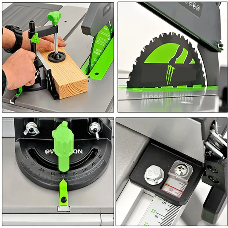 10 Inch Bench Saw Multi-functional Woodworking Push Circular Cutting Machine Electric Tool Panel Dust-free | Инструменты