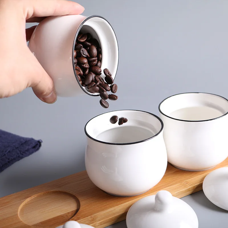 Креативная керамическая коробка для приправ домашняя фотография набор бутылок с