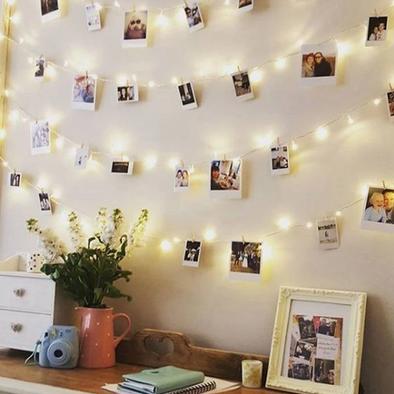 Рождественские украшения фото клип светодиодные гирлянды с Рождеством для дома