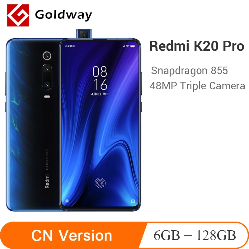 Xiaomi Redmi K20 Pro смартфон с восьмиядерным процессором Snapdragon 855 ОЗУ 6 ГБ ПЗУ 128 48 МП 4000