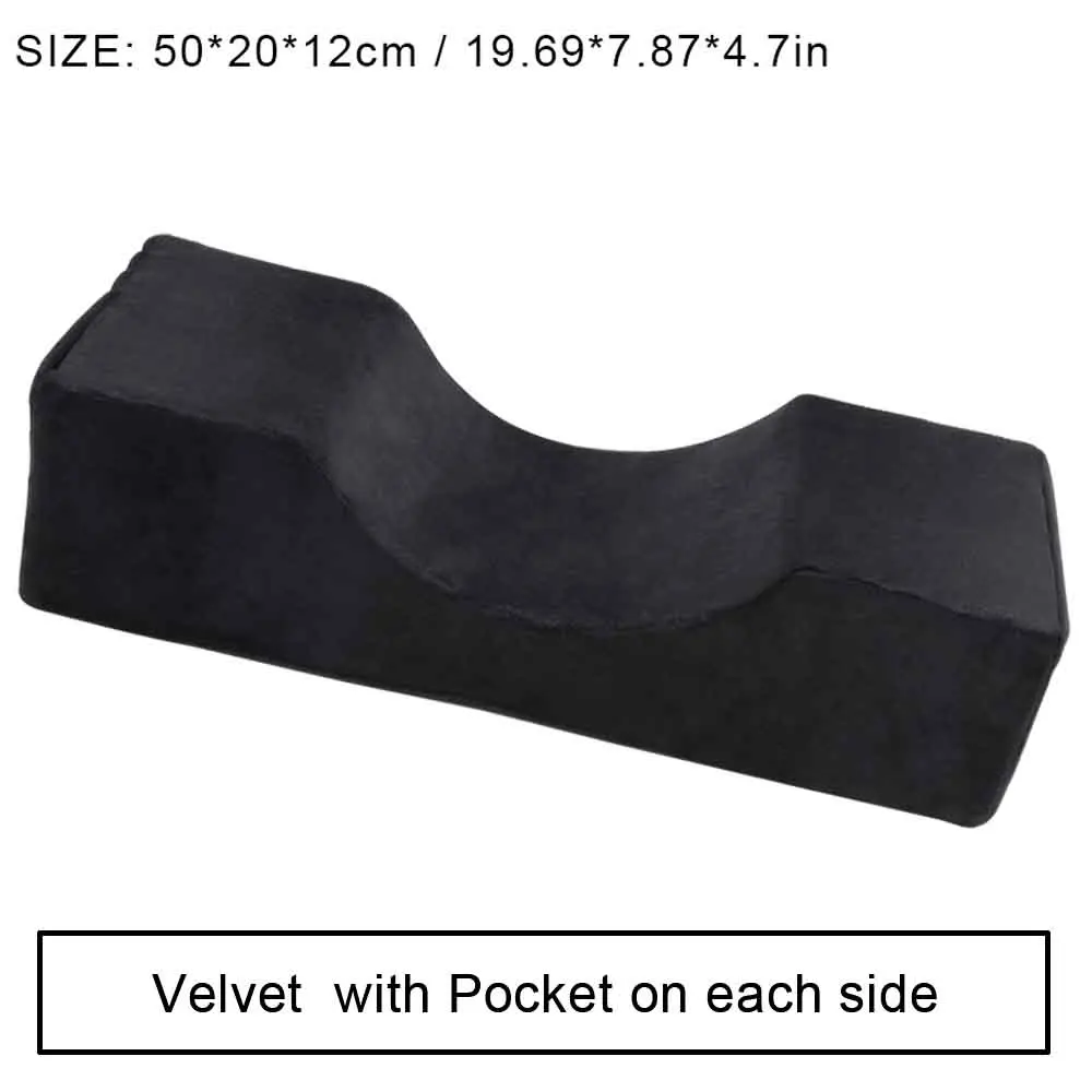 black pillow Подушка для поддержки ресниц, подушка из пены с эффектом памяти, подушка "ресницы", макияж, салон, 1 шт., эластичный лист, ресницы, покрывало для кровати, мягкие прививки, инструменты для ресниц - Цвет: black pillow