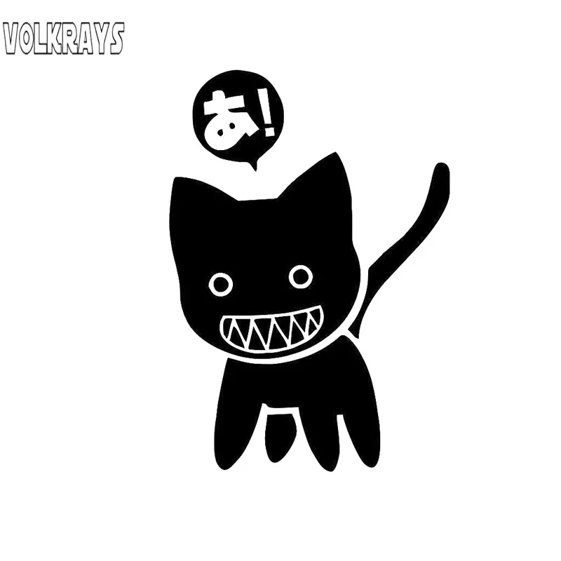 Volkrays Мультяшные автомобильные наклейки Azumanga Daioh Cat Манга Аниме аксессуары
