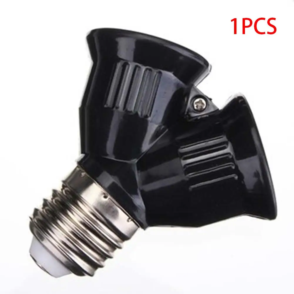 

Small Easy Install Fireproof Accessories E27 1 To 2 E27 Heat Resistant Home Durable Anti-aging Bulb Adapter