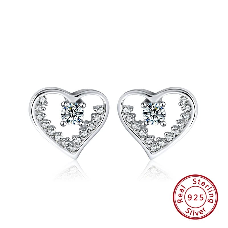 se114 ORSA JEWELS женские серьги в форме цветка 925 пробы серебро AAA CZ романтические серьги для девушек женские вечерние ювелирные изделия подарок SE110 - Цвет камня: se114