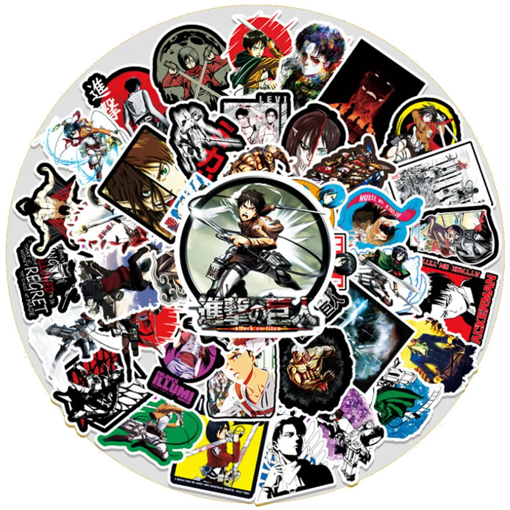 

10/30/50PCS Cartoon Attacking Giant Suitcase Graffiti Notebook Hand Account Decoration Waterproof Sticker Toy Wholesale