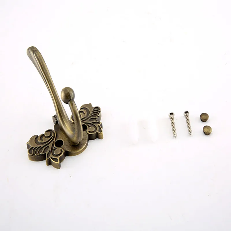 

Robe Hooks Zinc Alloy European Antique Carved Coat Hooks Door Hook Kitchen Wall Hooks Single Hooks Hardware Bathroom Accessories