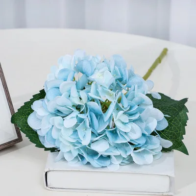 

1bouquet Hydrangea Artificial Silk Flowers Bridal hand Bouquet Fake flowers For Wedding Home Decoration flores artificial