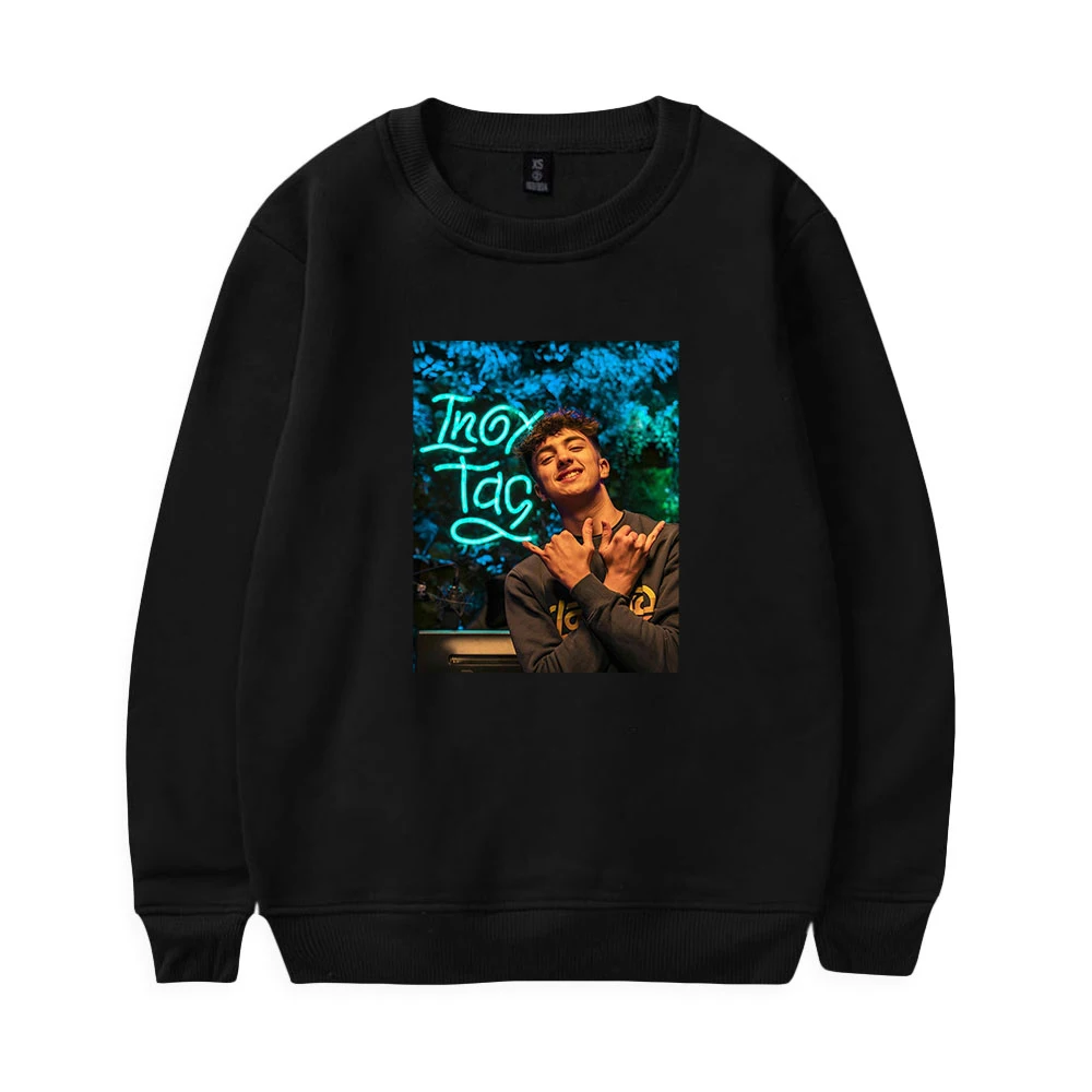 

Новинка, свободные топы Inoxtag с круглым вырезом, свитер из серии, Женская/Мужская одежда, молодежная жизнерадостная Толстовка большого разме...