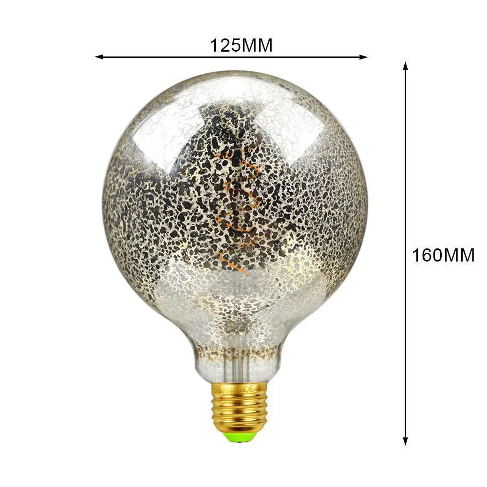G125 мигающий цвета: золотистый серебристый светодиодный Светодиодная лампа