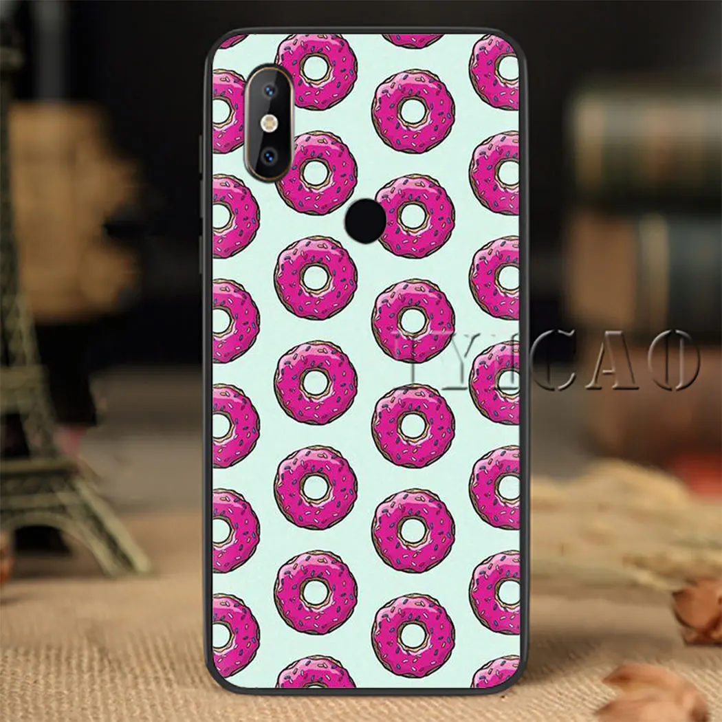 Картофель фри пончики пицца Еда Мягкий силиконовый чехол для Xiaomi Redmi 5 6 7 4A 5A 7A 8A 4X 6A