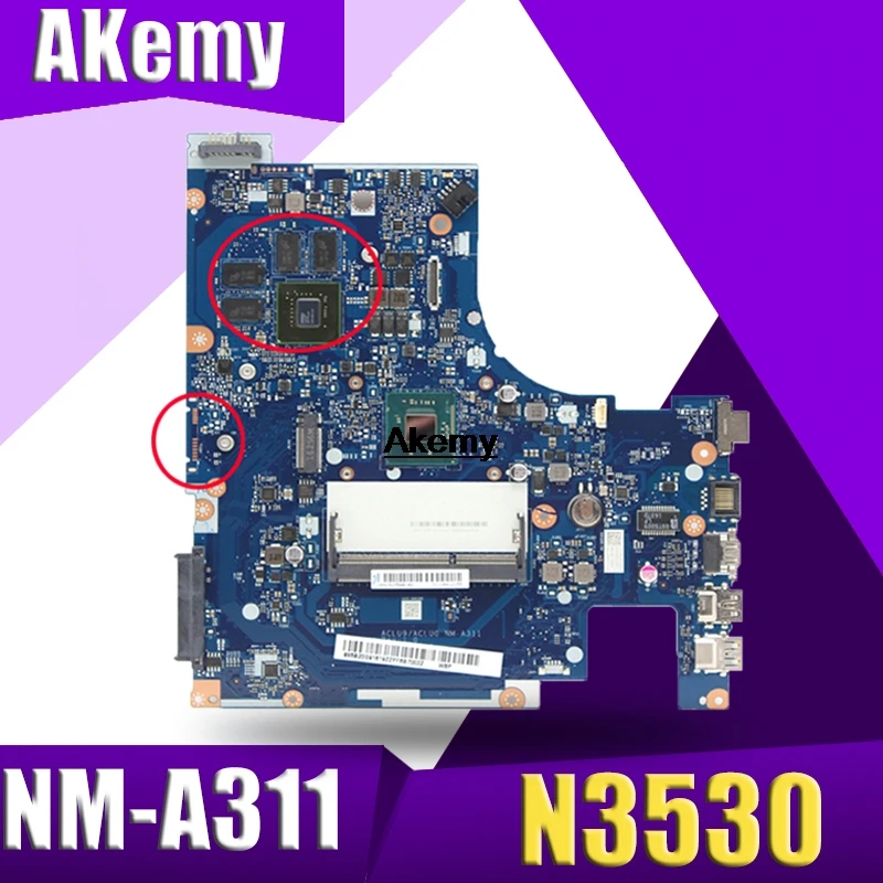 G50 30 FRU системной платы: 5B20G91616 для Lenovo материнская плата ноутбука ACLU9/ACLU0 NM A311 SR1YW N3530
