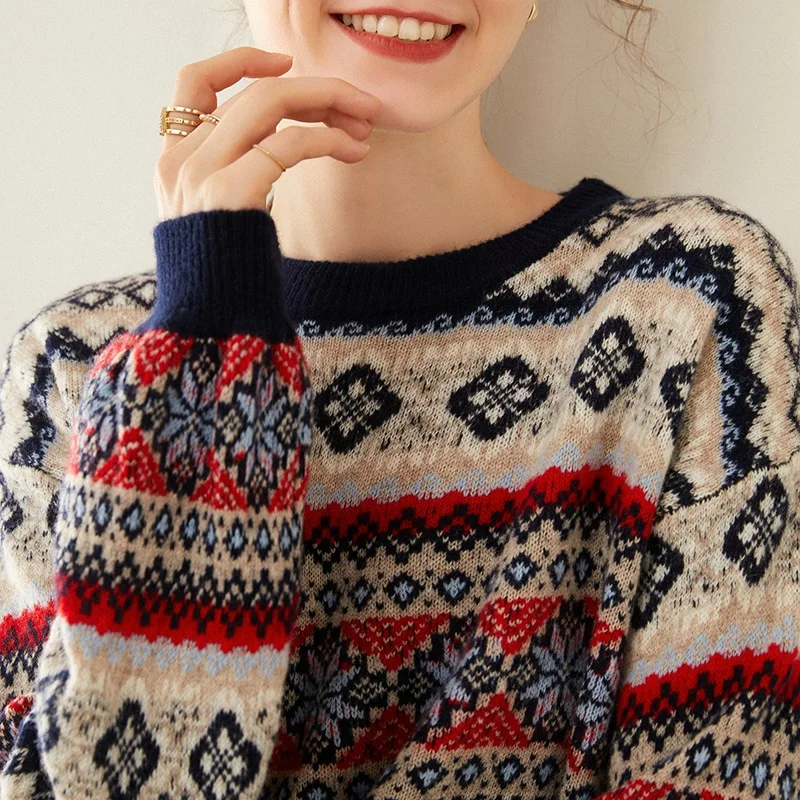 Новинка 2020 Женский пуловер из 100% австралийской шерсти трикотажная рубашка |