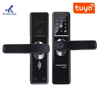 tuya app control door lock bluetooth door lock for smart home house small lock handle lock