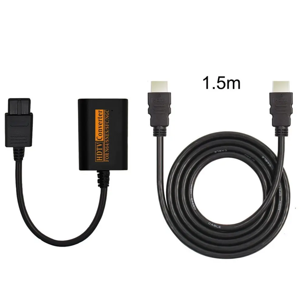 Совместимый с HDMI преобразователь Переключатель для N64 SNES NGC SFC в HDTV видео Scart