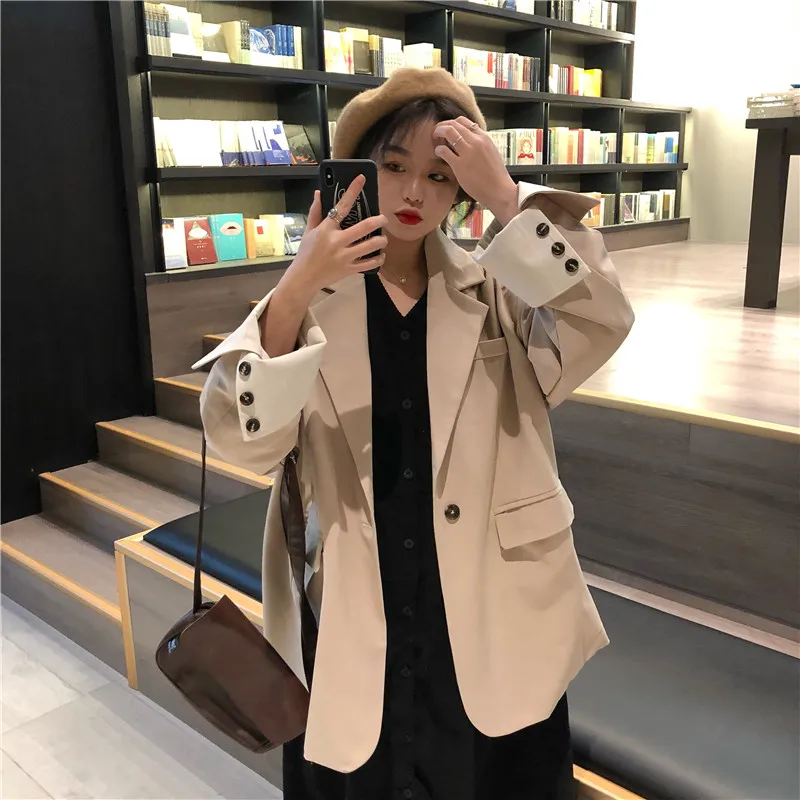 Винтажные женские блейзеры больших размеров, белый блейзер, Femme Chic Chaqueta Mujer Bleiser Feminino