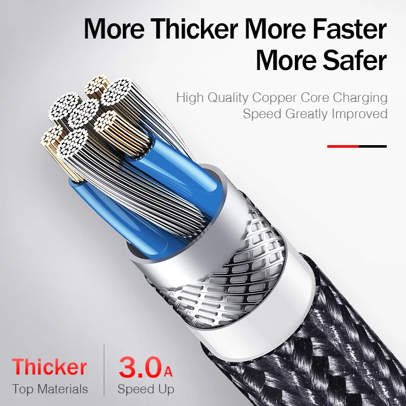Кабель Micro USB металлический нейлоновый кабель usb для передачи данных зарядный Samsung