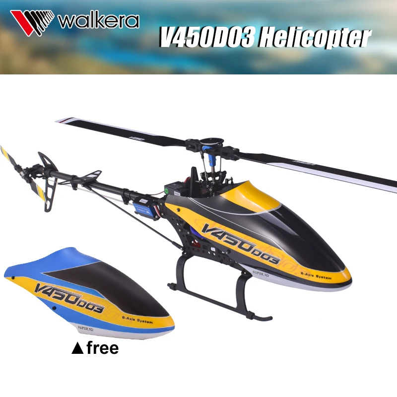 Оригинальный Walkera V450D03 6CH 3D Fly 6 осевая стабилизация Системы с одним лезвием