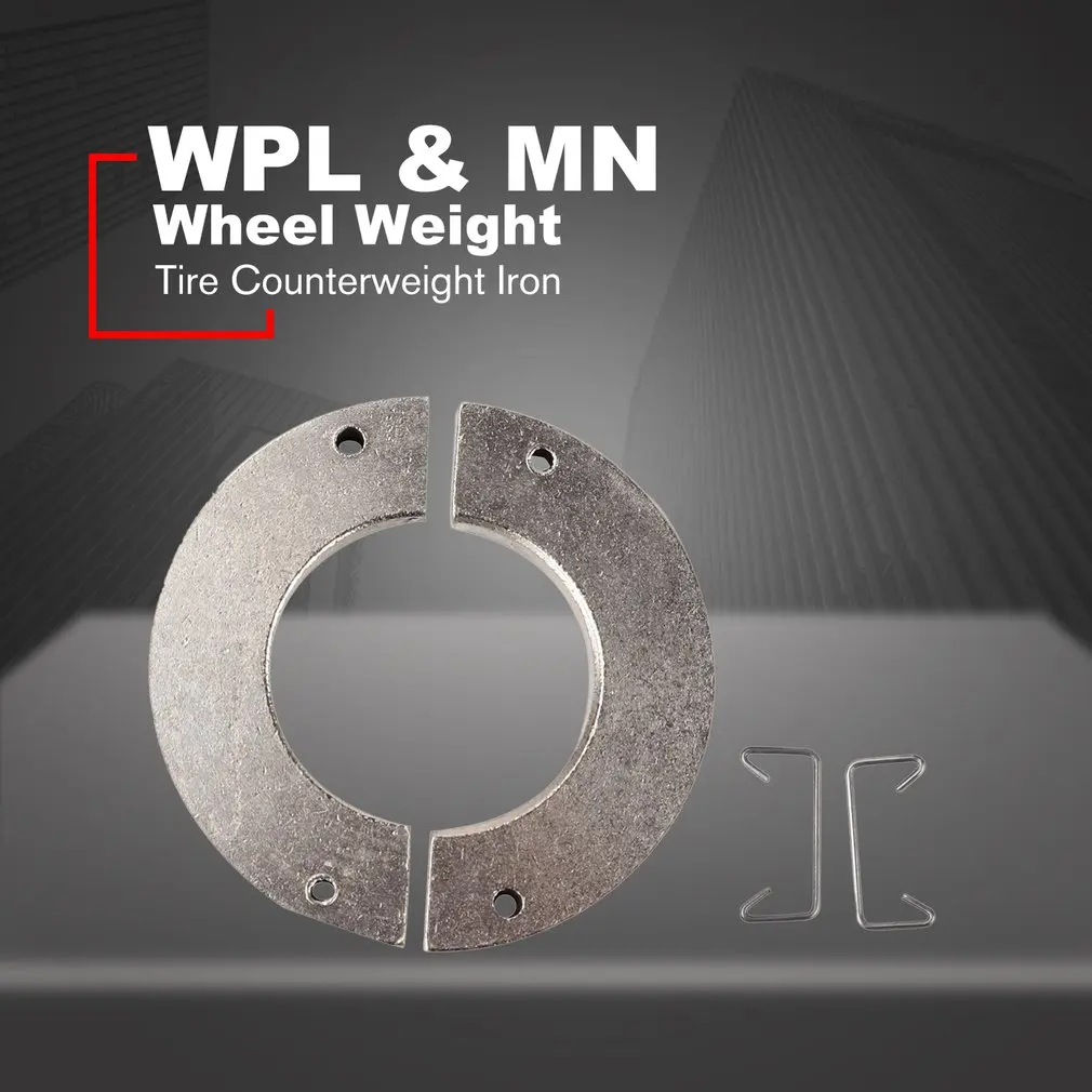 Обновление металлическое колесо Вес OP шин счетчик Утюг для WPL &amp MN общего