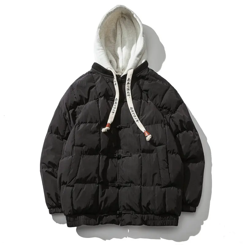 NEW 2021 Winter Large Size Cotton-Padded Casual Thickening Korean Warm Loose Baseball Clothing Chinese Style Men Mens Clothing