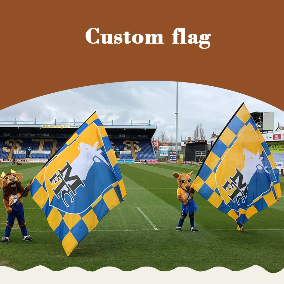 Пользовательские 5x8FT флаг любой размер логотип бренда Спорт двойной сшитый