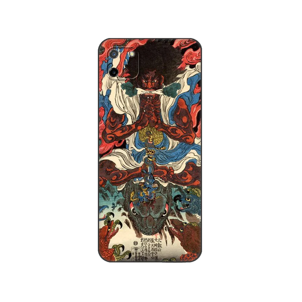 Флейта для OPPO Realme C11 чехол C 11 RealmeC11 Back RMX2185 чехол-бампер в японском стиле искусство