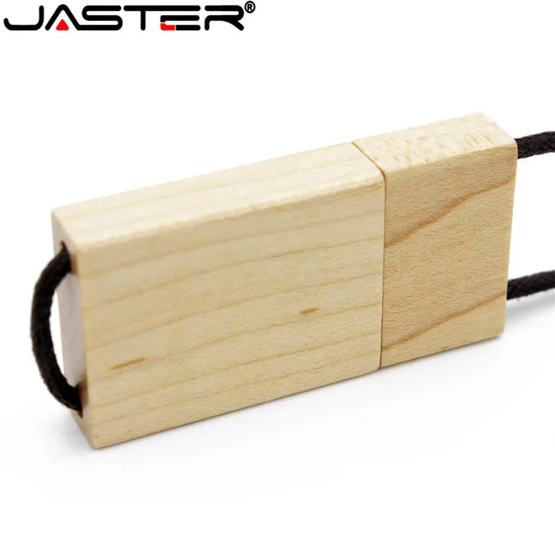 Флешка JASTER из красного дерева кленового usb 2 0 4 ГБ/8 ГБ/32 ГБ/64 Гб/128 ГБ флеш