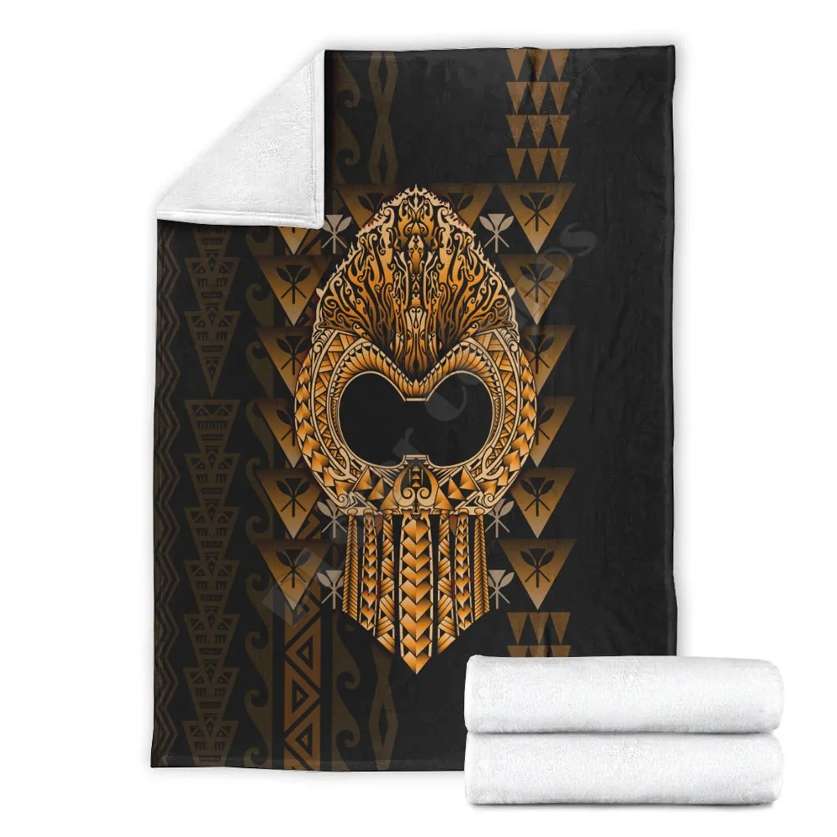 

Hawaii Polynesian Blanket Ikaika Hawaiian 3D Printed Wearable Blanket Adults/kids Fleece Blanket Sherpa Blanket