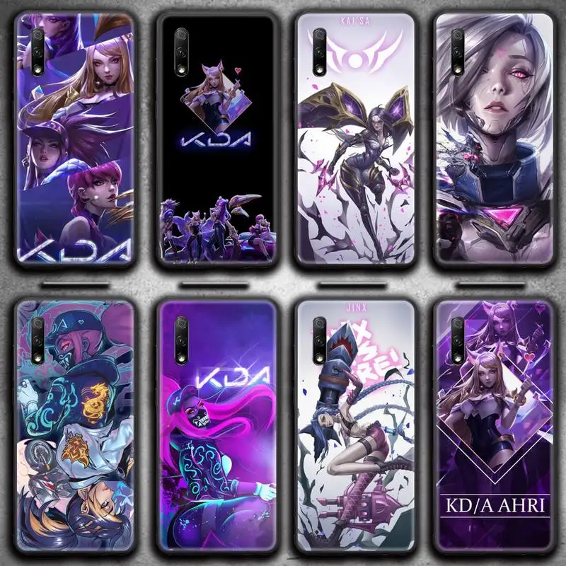 HOTCASHOP Legends kda kaisa Ahri akali Phone Case for Huawei Honor 30 20 10 9 8 8x 8c v30 Lite view 7A pro |