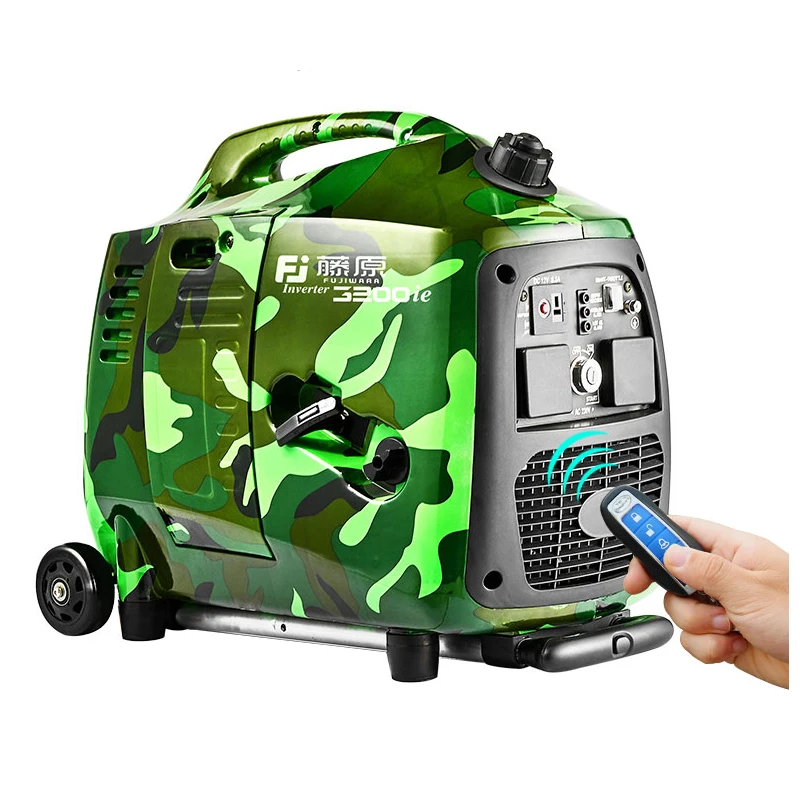 

Frequency Conversion Generator Household 220V Small Portable RV Load Extender Gasoline Intelligent Remote Control Electric Box