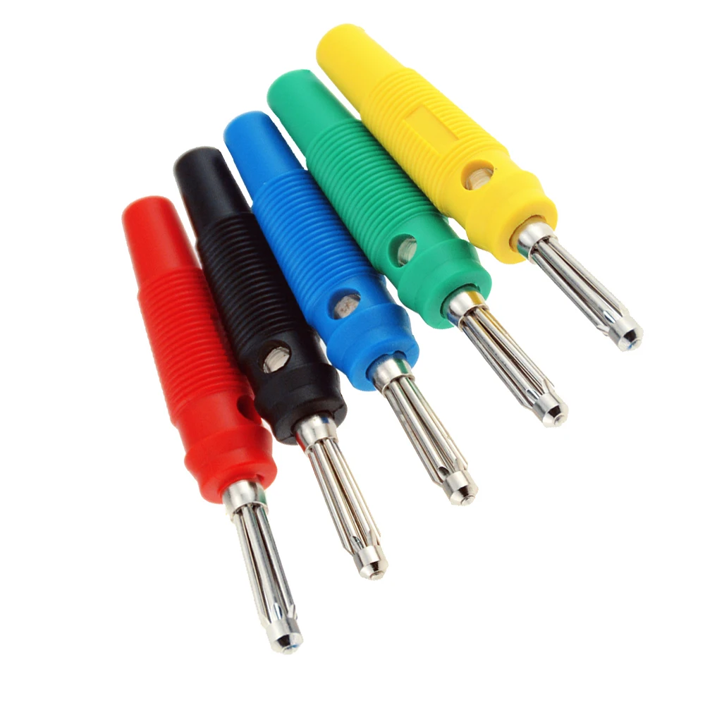 5 шт. длинная головка 4 мм штепсельная вилка типа банан|Соединители| |