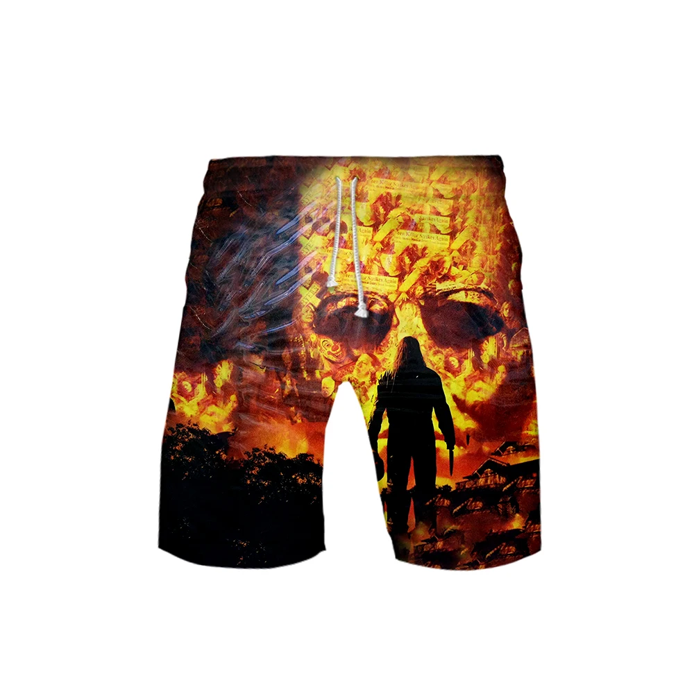 Хэллоуин 3D спортивные шорты мужские пляжные ST Seiya Толстовка Harajuku спортивный