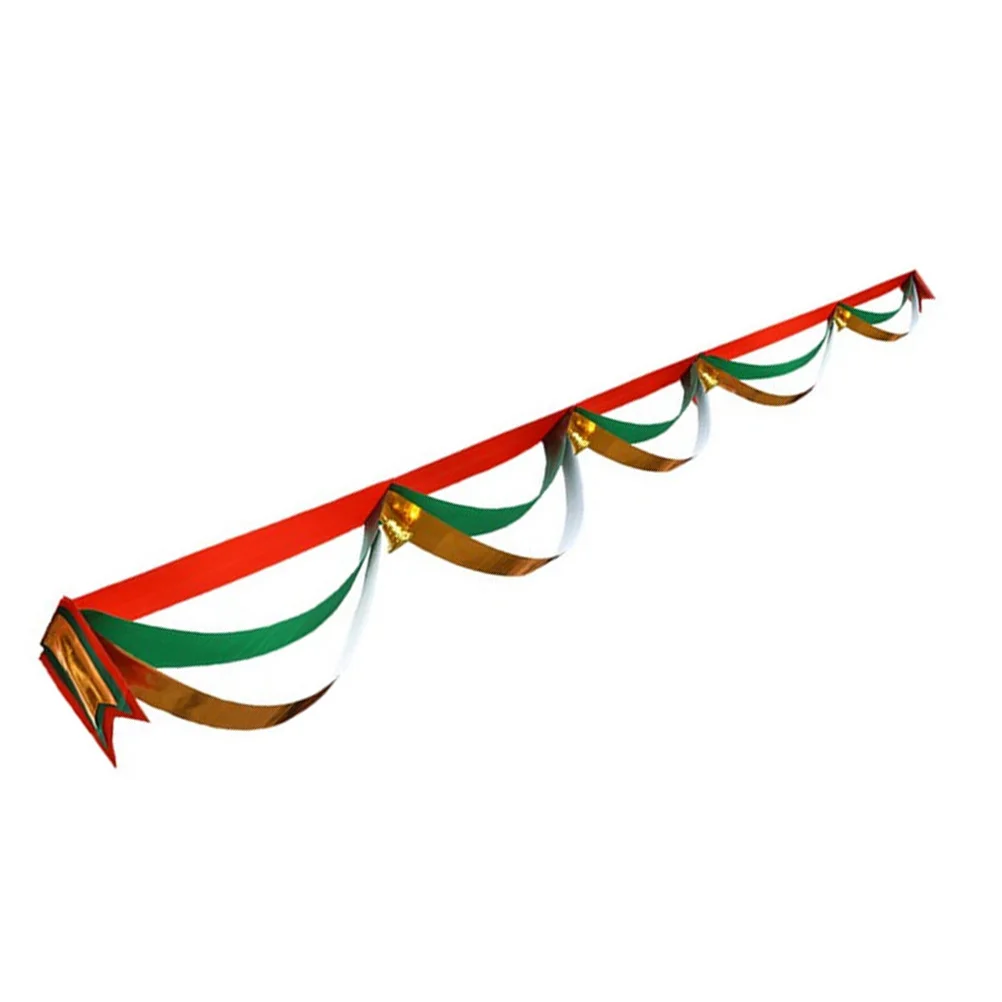 

1 шт. трехслойный Рождественский баннер Jingle Bell красочный праздничный стример